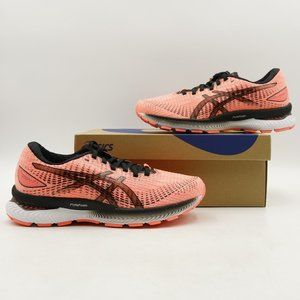 New in Blemished Box Asics Gel-Saiun Women's Running Shoes in Sun Coral / Black